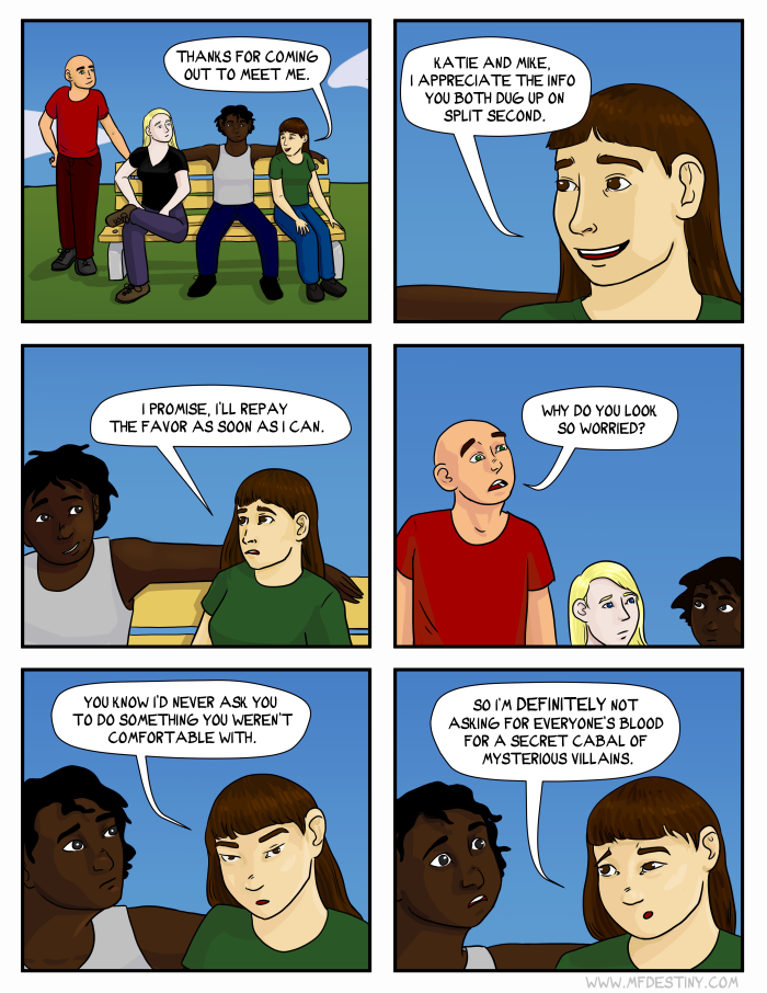 Casual supervillain picnic