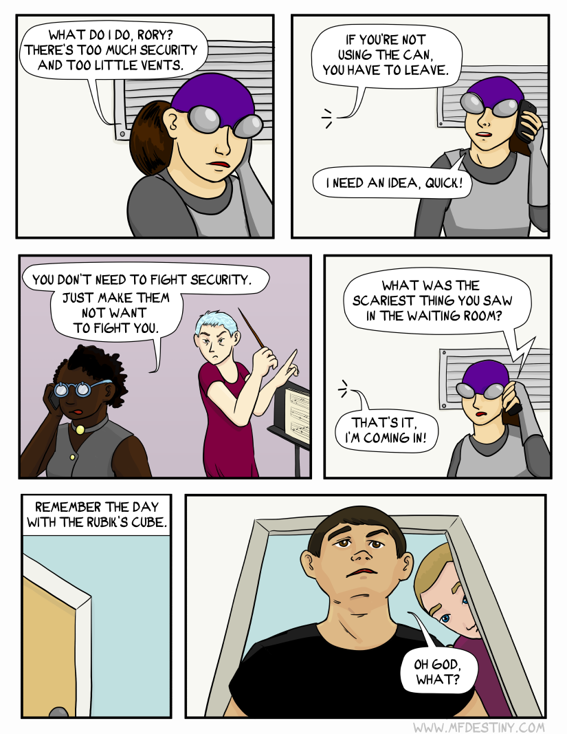 Exaggerated gasp