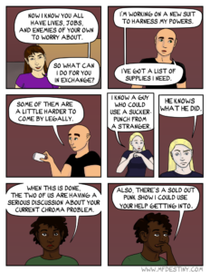 Lives, jobs and enemies