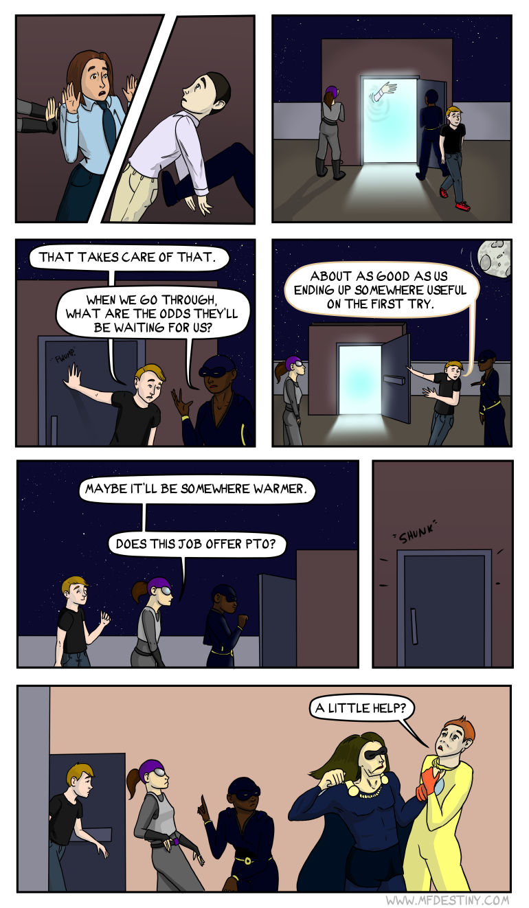 Pete never closes a door without opening another weird glowing door
